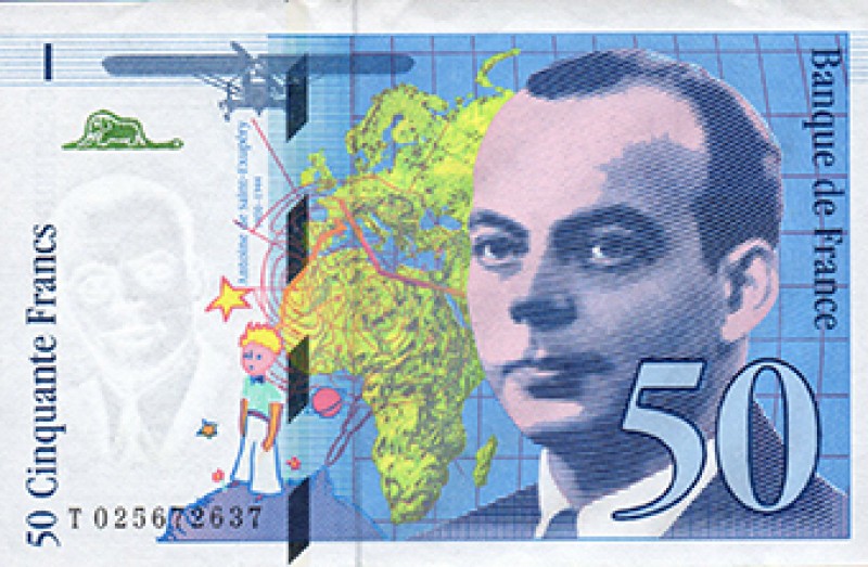 50フラン紙幣1
